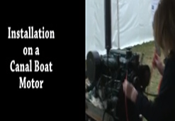 Montaža jermena na motor čolna