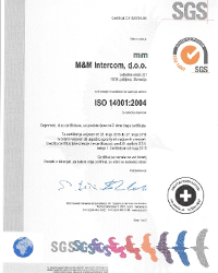 Certifikat ISO 14001_M&M_Slo