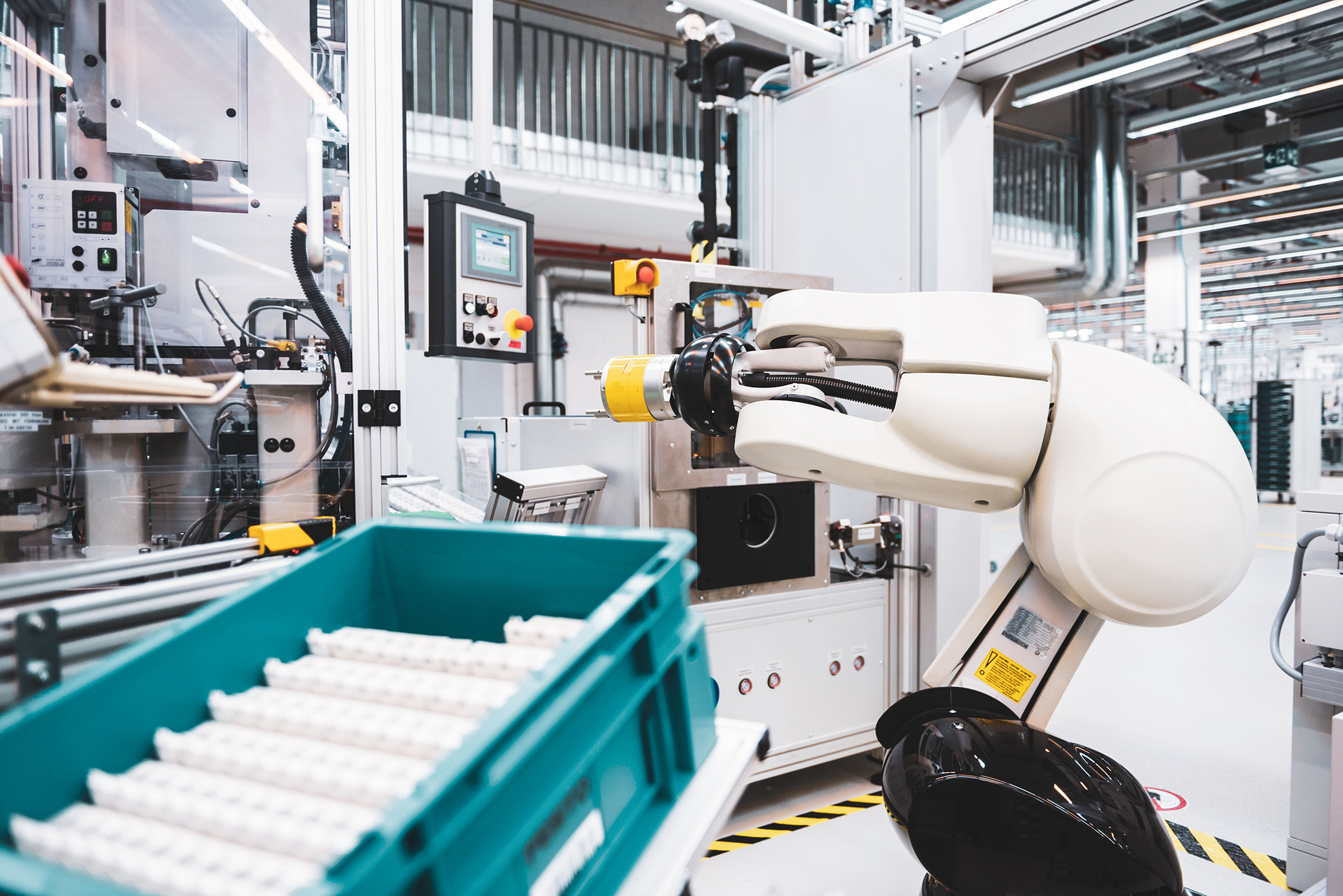 Assembly robot in factory